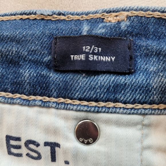 Gap Floral Stamped Jeans size 12/31 - Picture 5 of 8